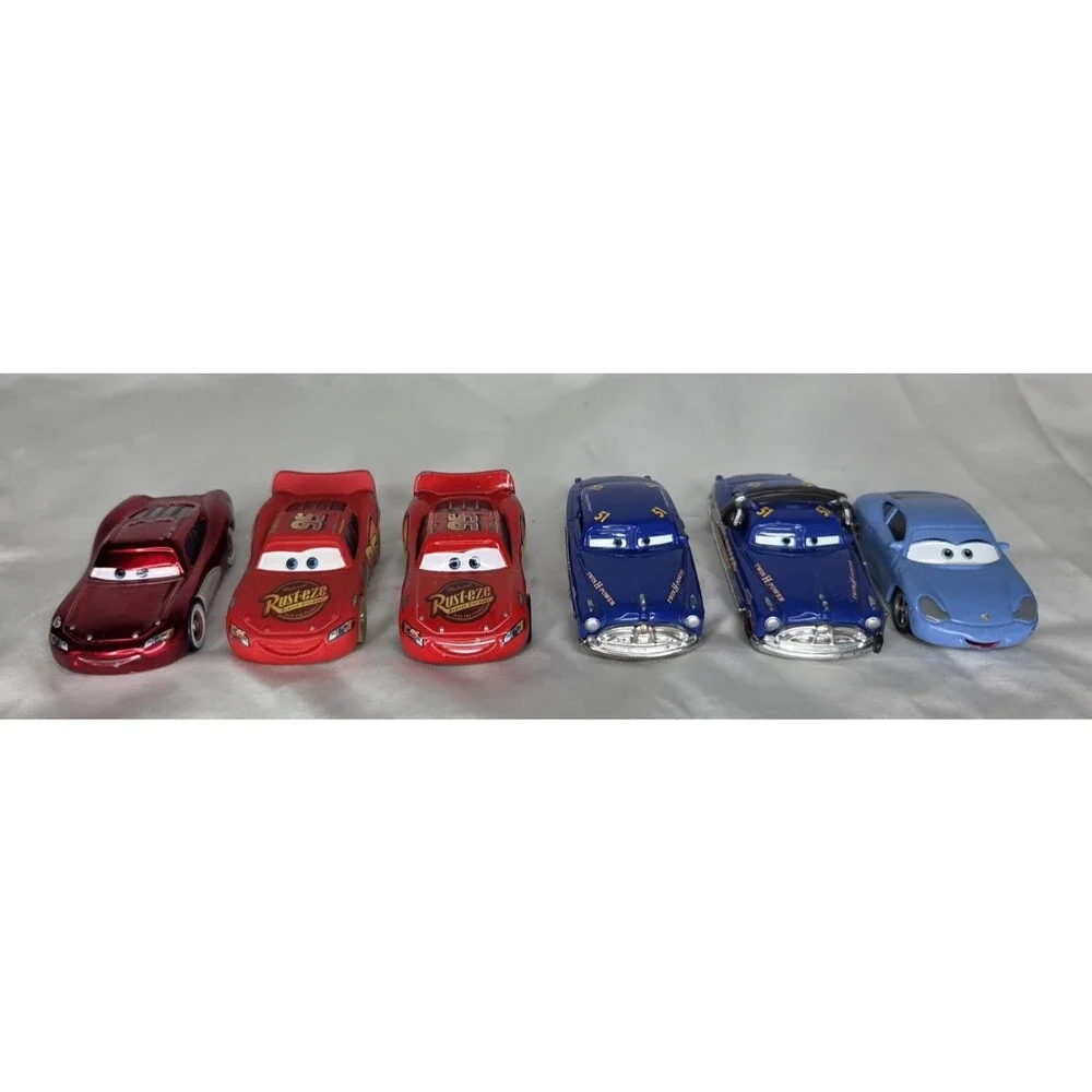 Disney Pixar Cars Diecast Lot of 12 Mattel Metal Vehicles McQueen Bruce Miller